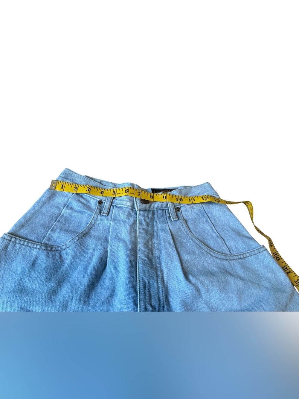Vintage Eddie Bauer Mom Jorts Size 6 High Rise Denim Shorts 80s 90s - Picture 4 of 9